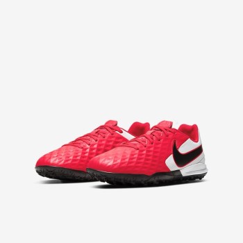 Nike Jr. Tiempo Legend 8 Academy TF - Nagyobb Gyerek Focicipő - Piros/Fehér/Fekete